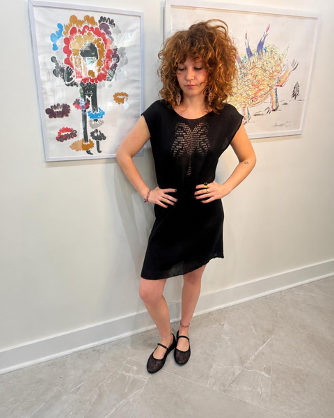 Palm Pique Dress