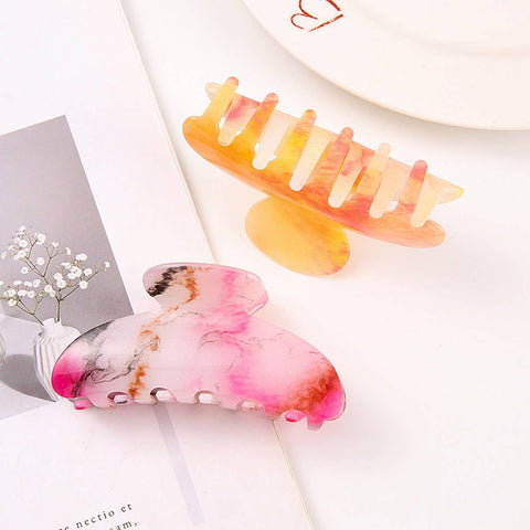 Abstract Paint Hair Clip