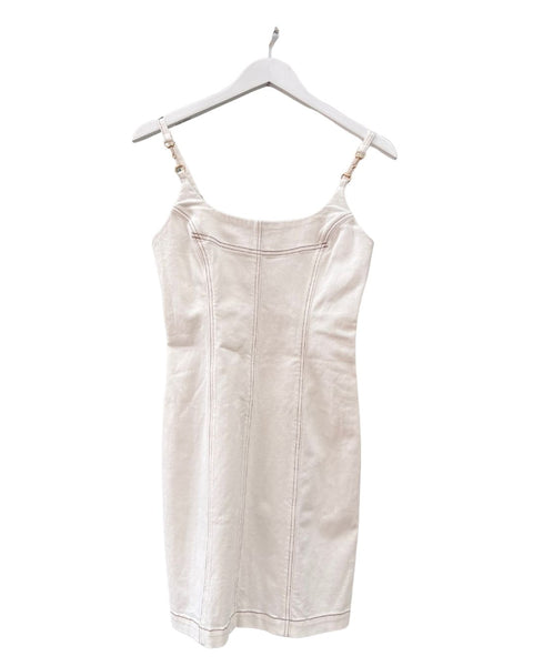 O.P. Bebe White Denim Dress