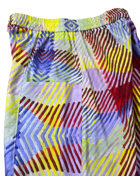 Multi-Colored Plaid Gardener Pant