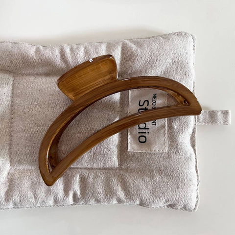 Wood Grain Hair Clip