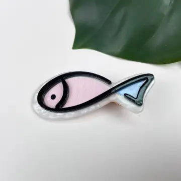 Cartoon Pink Clownfish Duckbill HairClip