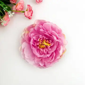 Peony Flower Alligator Barrette