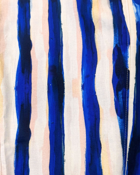 Blue Stripe Gardener Pant