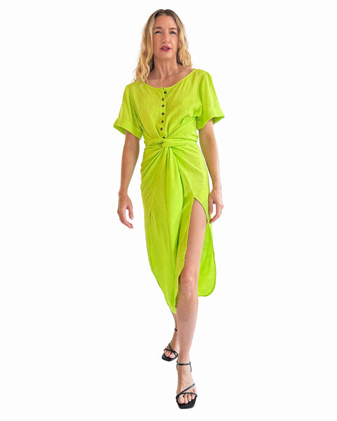 Lime Amanda Dress