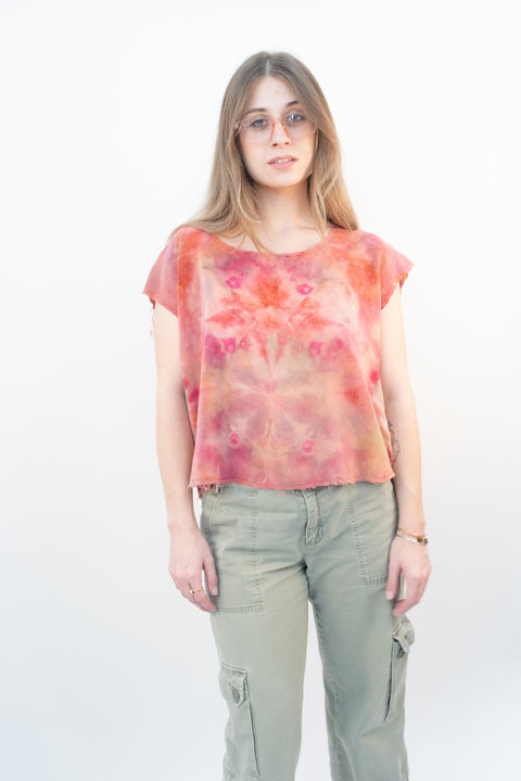 Silk Ice Dyed Tee Shirt