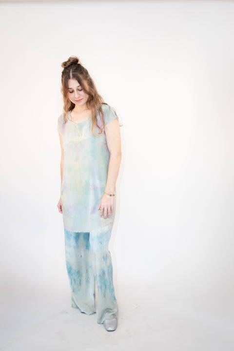 Blank Canvas Silk Trish Pant- Ice Dyed