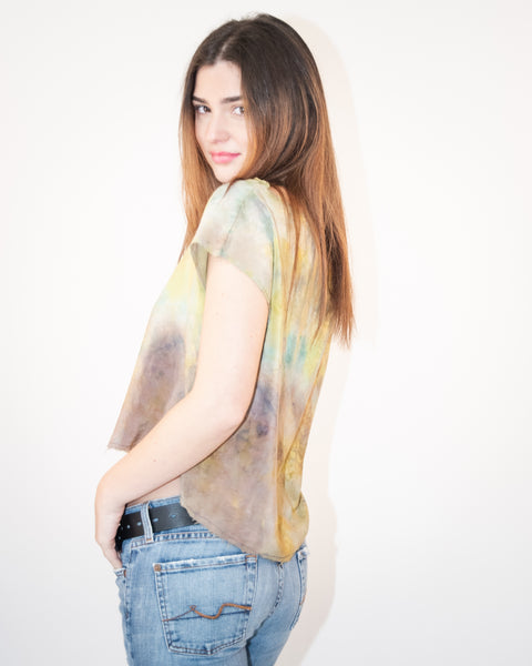 Silk Ice Dyed Tee Shirt