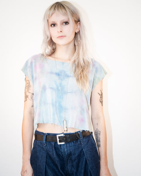 Silk Ice Dyed Tee Shirt