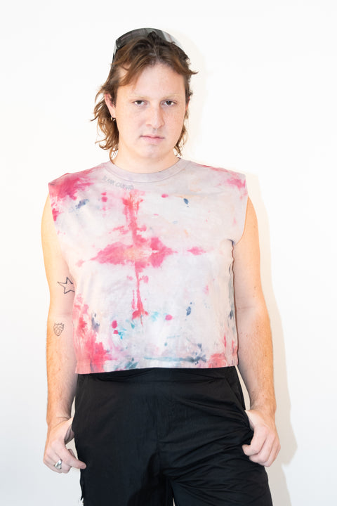 Ice Dyed Cotton Lounge Tee