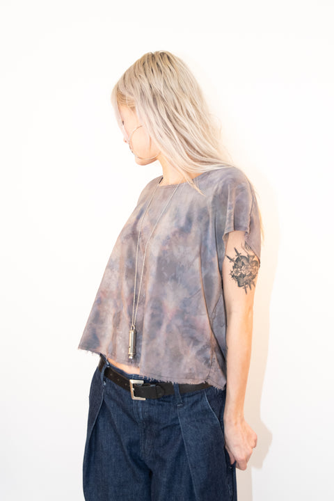 Silk Ice Dyed Tee Shirt