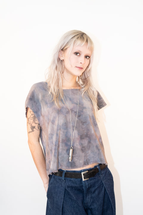 Silk Ice Dyed Tee Shirt