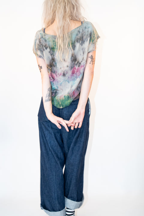 Silk Ice Dyed Tee Shirt