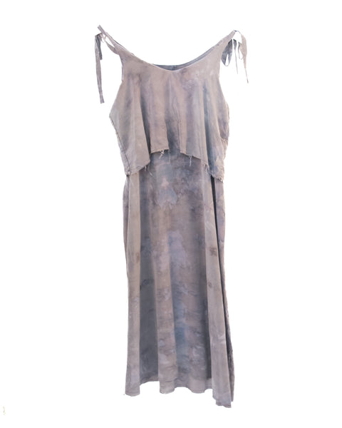 Silk Ice Dyed Shelf Tie Dress