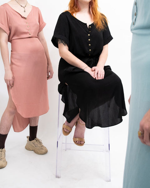 The Amanda Dress-Noir