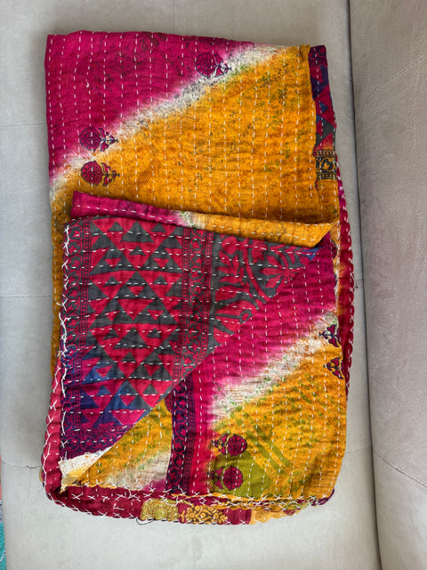 One of a Kind- Kantha Indian Blanket