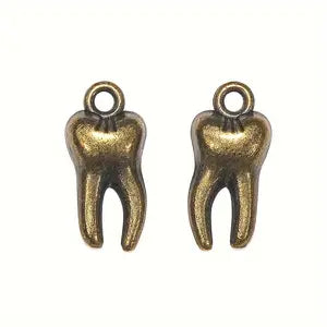 Bronze tooth charm