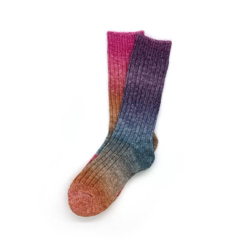 Ombré Sunset Socks- 2 Colorways