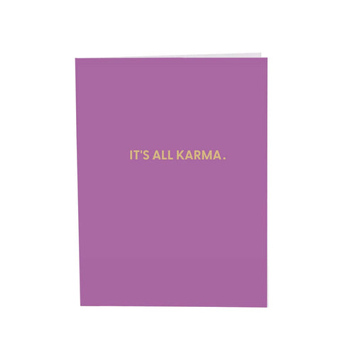 Greeting Card- “It’s All Karma”