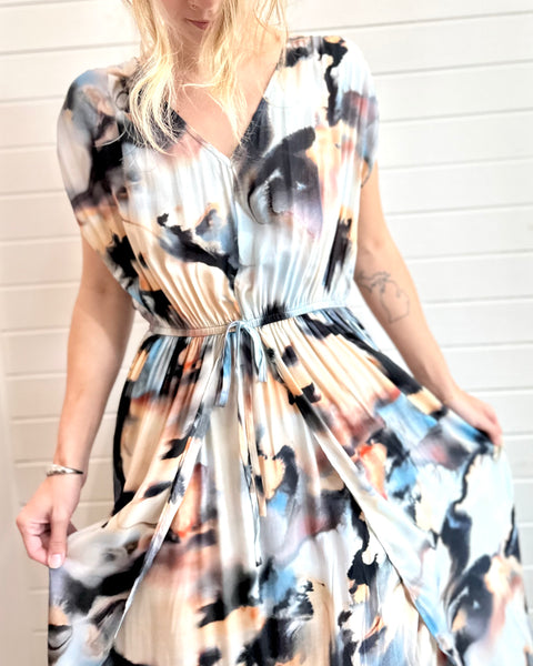 Printed Maxi Beach Dress