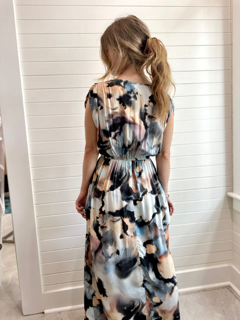 Printed Maxi Beach Dress