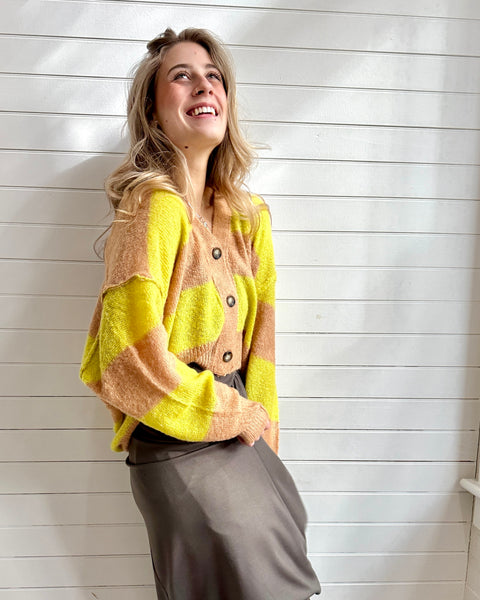 Izzy Stripe Cardigan