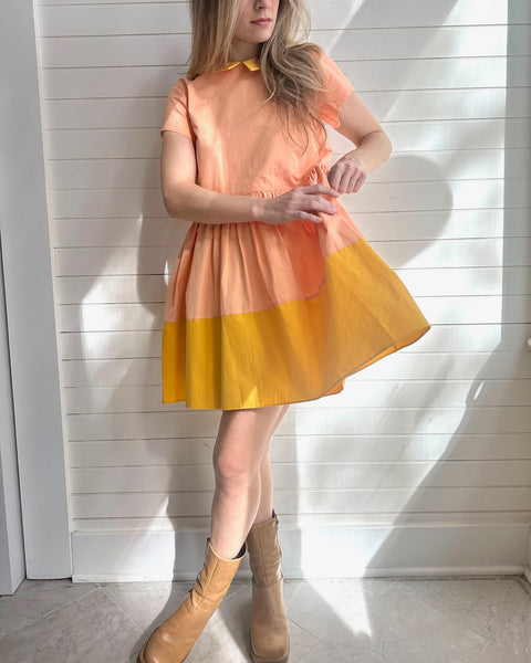 Eva Dress- Peach Sorbet
