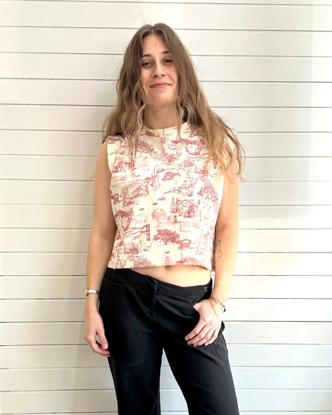 Savannah Toile Lounge Tee