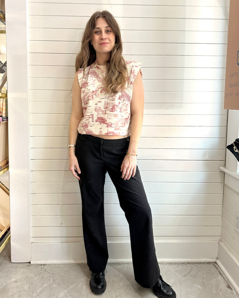 Savannah Toile Lounge Tee