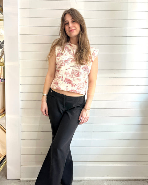 Savannah Toile Lounge Tee