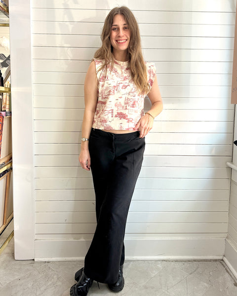 Savannah Toile Lounge Tee
