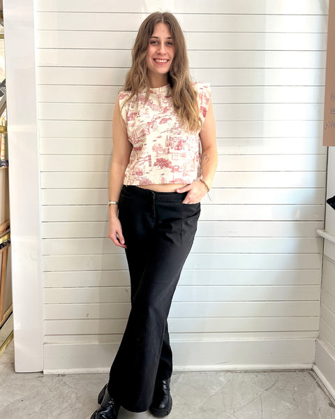 Savannah Toile Lounge Tee