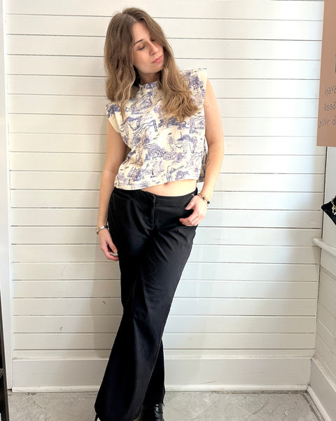 Savannah Toile Lounge Tee