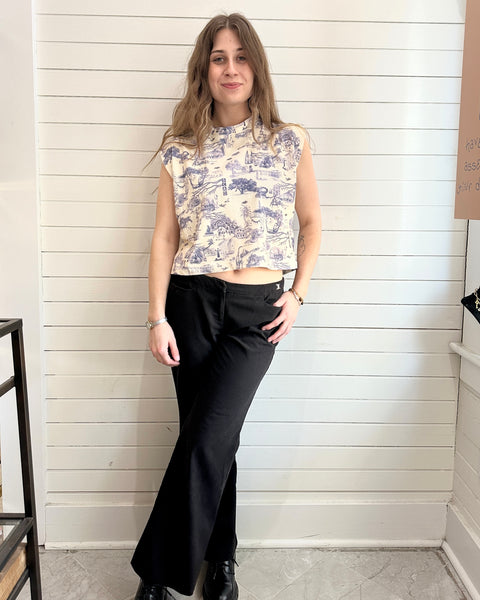 Savannah Toile Lounge Tee