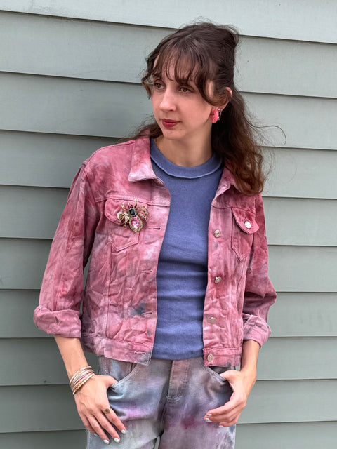 Ice Dyed Artist Jean Jacket