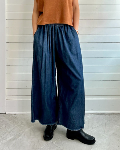 Loose Fit Denim Look Pants