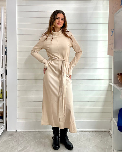 Tove Tie Turtleneck Dress