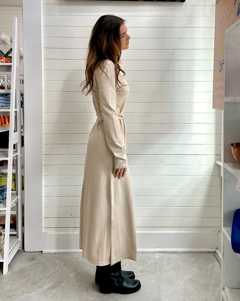 Tove Tie Turtleneck Dress