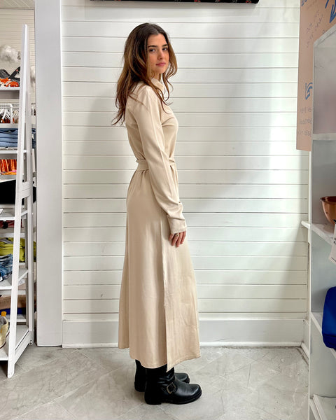 Tove Tie Turtleneck Dress