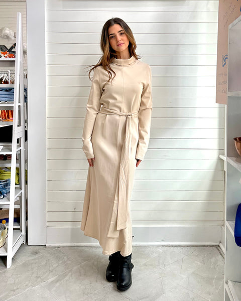 Tove Tie Turtleneck Dress