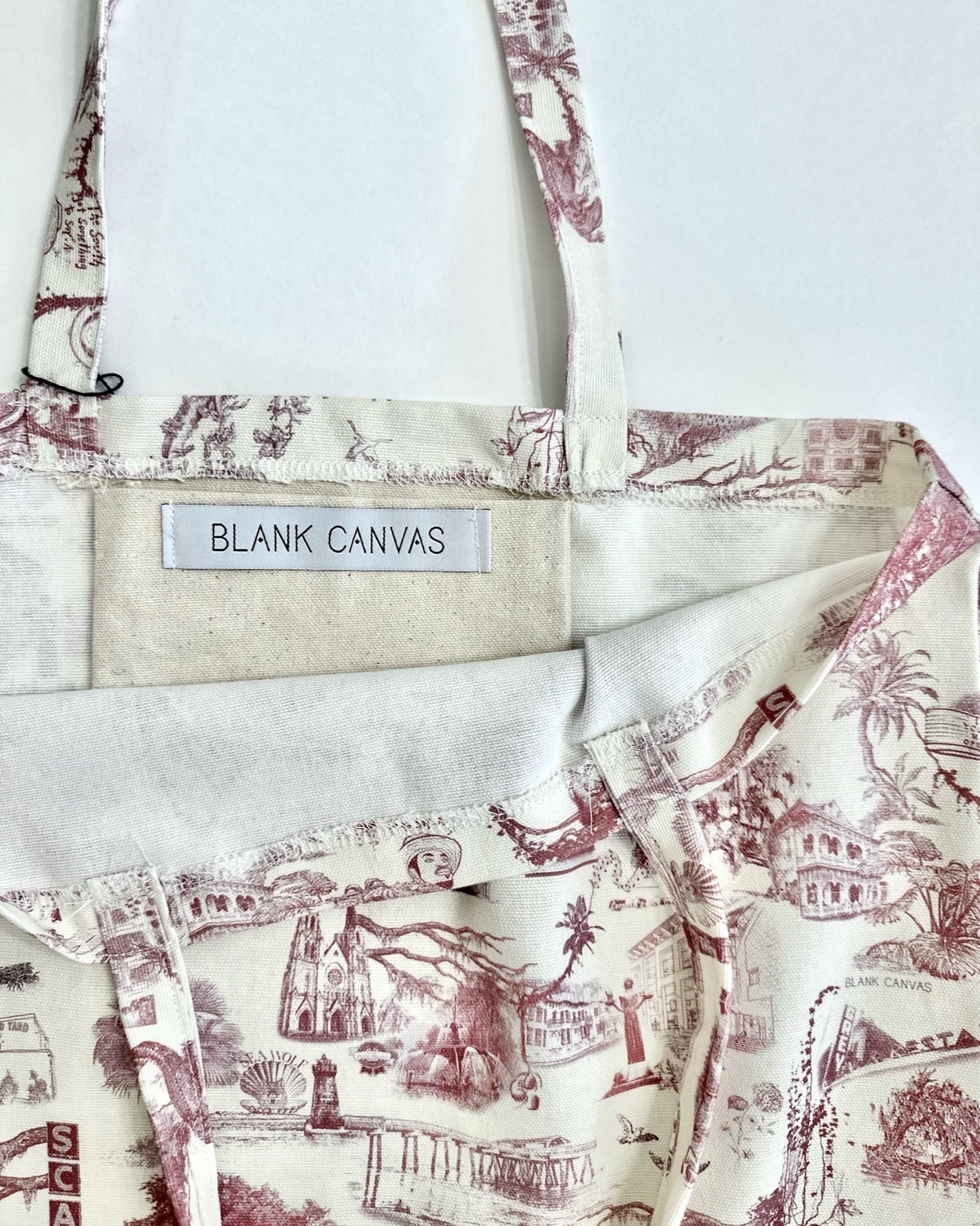 Tote bag toile sale