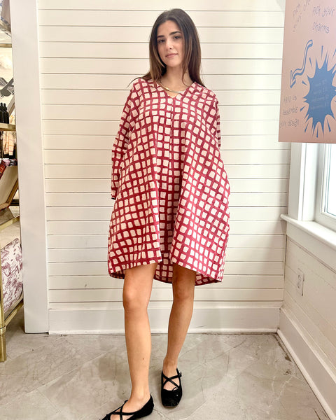 Dress/Tunic- Red Check