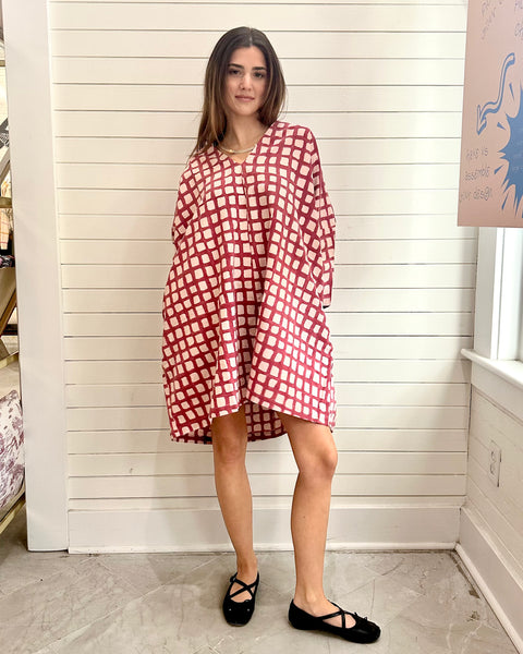 Dress/Tunic- Red Check