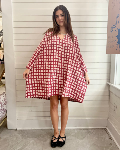 Dress/Tunic- Red Check