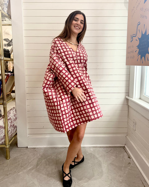 Dress/Tunic- Red Check