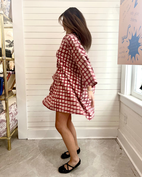 Dress/Tunic- Red Check