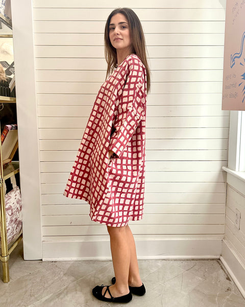 Dress/Tunic- Red Check