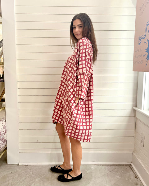 Dress/Tunic- Red Check