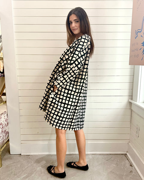 Dress/Tunic- Black Check