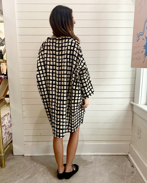 Dress/Tunic- Black Check